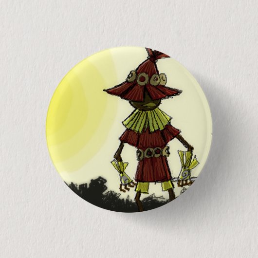 Skullkid treibt der Wald Blätter Button (Vorderseite)
