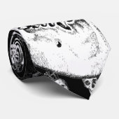 Skullking Krawatte (Gerollt)