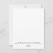 Skulll-Flachkarte Feiertagskarte (Rückseite)