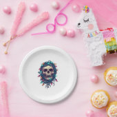 Skullmas � Funny Xmas Skelett Pappteller (Party)