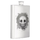 Skullmoji-Schild Flachmann (Rechts)