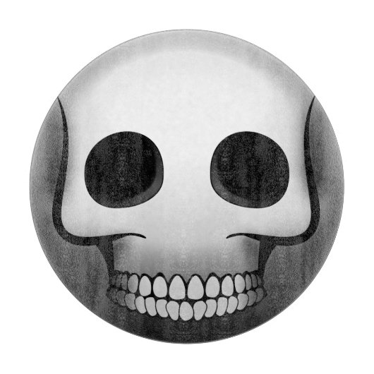 Skullmoji-Schneidebrett Schneidebrett (Vorderseite)