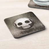 Skullmoji Vintage Getränkeuntersetzer (Linke Seite)