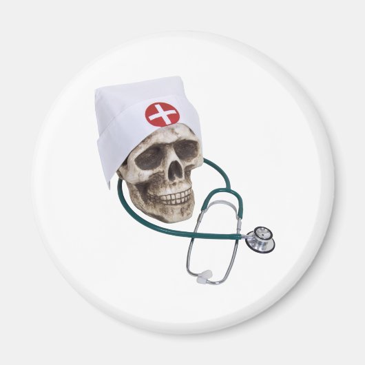 SkullNurse082309 Magnet (Vorne)