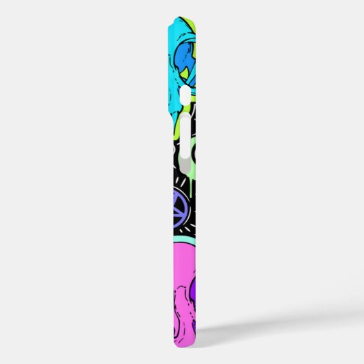 Skulls and hearts Case-Mate iPhone hülle (Rückseite / Links)