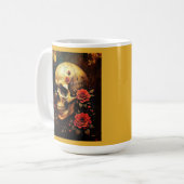 Skulls and Roses Kaffeetasse (Vorderseite Links)