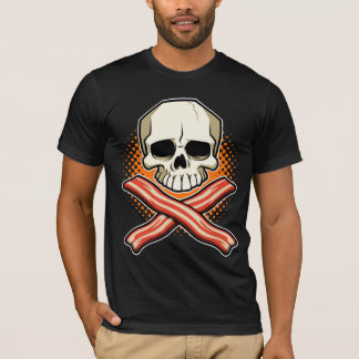 Skulls & Bacon Logo Bella Leinwand T - Shirt