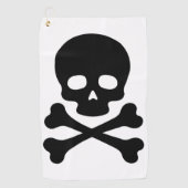 Skulls Bones Golfhandtuch (Vorderseite)