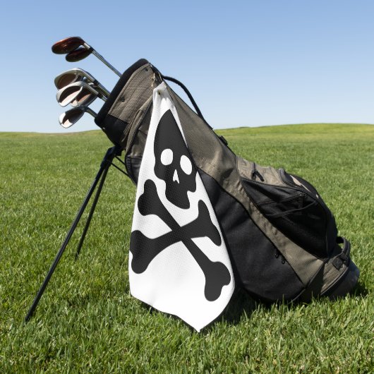 Skulls Bones Golfhandtuch (Gras)