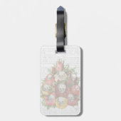 Skulls-Bouquet Gepäckanhänger (Rückseite vertikal)