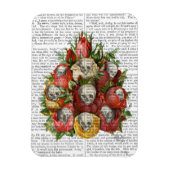 Skulls-Bouquet Magnet (Vertikal)