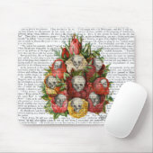 Skulls-Bouquet Mousepad (Mit Mouse)