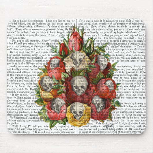 Skulls-Bouquet Mousepad (Vorne)