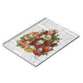 Skulls-Bouquet Notizblock (Linke Seite)