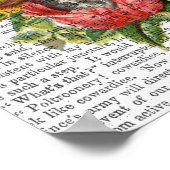 Skulls-Bouquet Poster (Ecke)