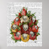 Skulls-Bouquet Poster (Vorne)