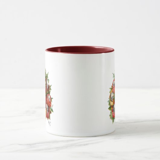 Skulls-Bouquet Tasse (Zentrum)
