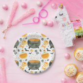 Skulls & Cauldrons Spooky-Halloween-Party Pappteller (Party)