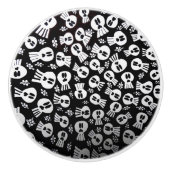 Skulls-ceramic pull drawer keramikknauf (Vorderseite)