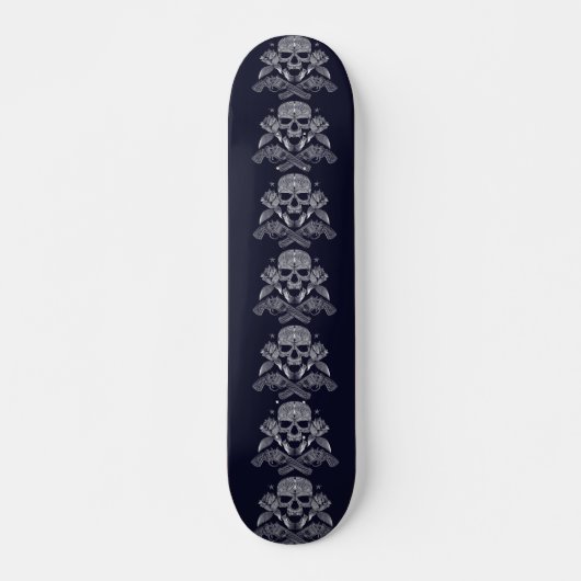SKULLS COOLE SKATEBOARTEN SKATEBOARD (Vorne)