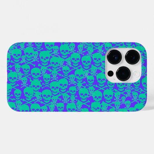 Skulls & Crossbones Case-Mate iPhone Hülle (Rückseite (Horizontal))
