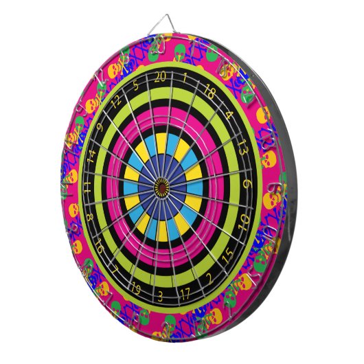 Skulls & Crossbones Dartscheibe (Vorderseite rechts)