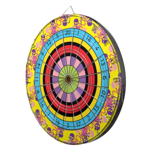 Skulls & Crossbones Dartscheibe (Vorderseite rechts)