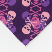 Skulls & Crossbones Fleecedecke (Ecke)
