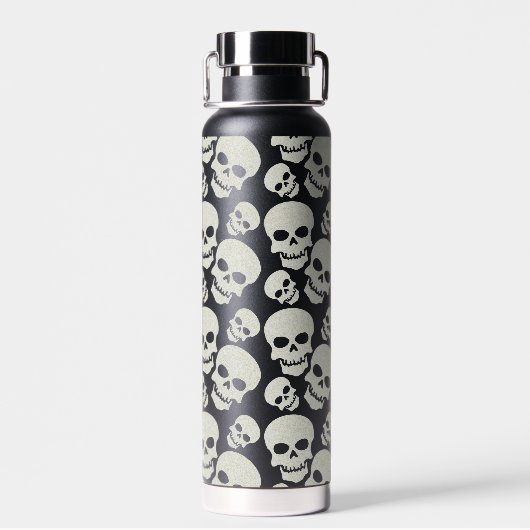 Skulls Design Trinkflasche (Rückseite)