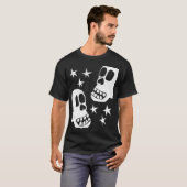 Skulls Dia De Los Muertos Halloween T-Shirt (Vorne ganz)