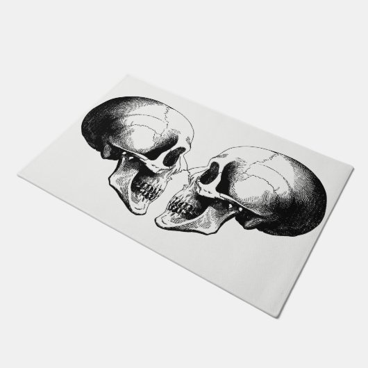 Skulls Door Mat Fußmatte (Schrägansicht)