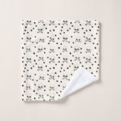 Skulls & Dots Badhandtuch Set (Waschlappen)