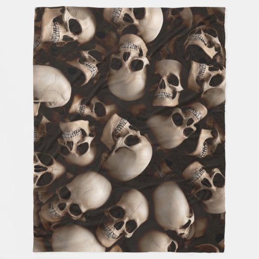 Skulls Fleece Blanket (Vorderseite)