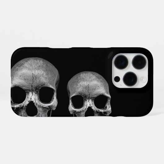 Skulls - Funny iPhone Hülle (Rückseite (Horizontal))