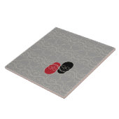 Skulls - Ghost Gray und Bone White Fliese (Seite)