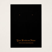 Skulls Gothic Halloween Earring Display Card (Vorderseite)