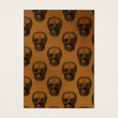 Skulls Gothic Halloween Earring Display Card (Rückseite)