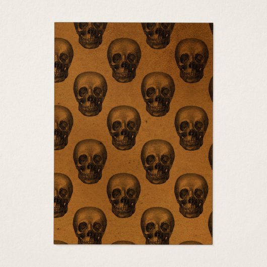 Skulls Gothic Halloween Earring Display Card (Rückseite)