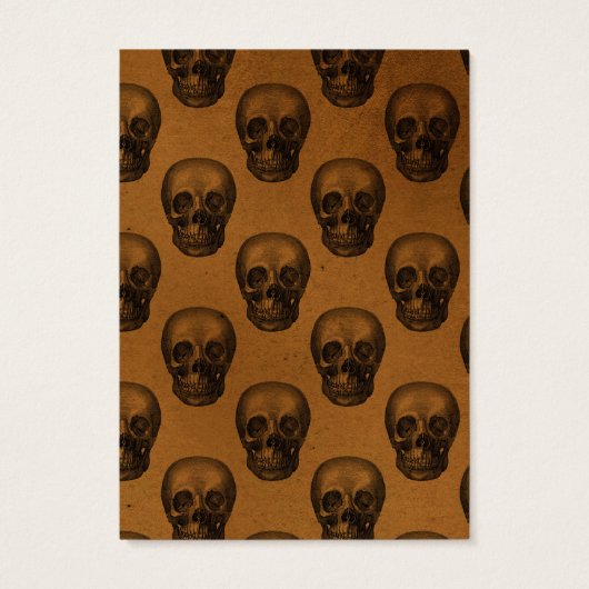 Skulls Gothic Halloween Earring Display Card (Rückseite)