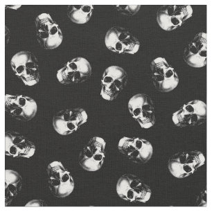 Skulls Gothic Halloween Stoff