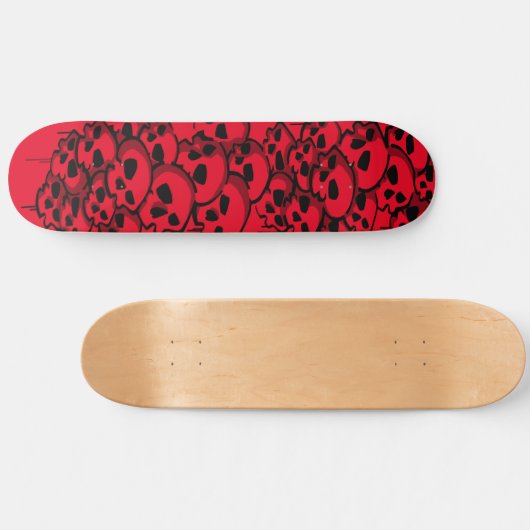 Skulls Graffiti-Kolonne Skateboard (Horizontal)
