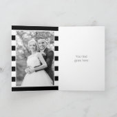 Skulls Halloween lila Hochzeit Danke Foto (Innenseite)