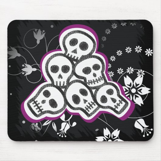 Skulls Halloween Mousepads (Vorne)