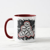 Skulls Halloween-Tasse Tasse (Links)