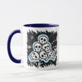 Skulls Halloween-Tasse Tasse (Links)