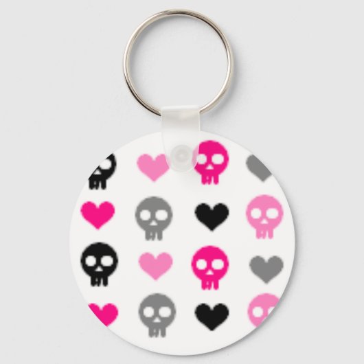 Skulls & Hearts Schlüsselanhänger (Vorderseite)