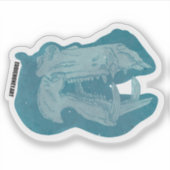 Skulls - Hippo Aufkleber (Vorderseite)