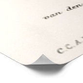 Skulls Illustration der menschlichen Evolution Poster (Ecke)