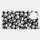 Skulls in Black Background Pattern Case-Mate iPhone Hülle (Rückseite (Horizontal))