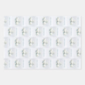 Skulls in the snow. Merry Christmas Geschenkpapier Set (Vorderseite)